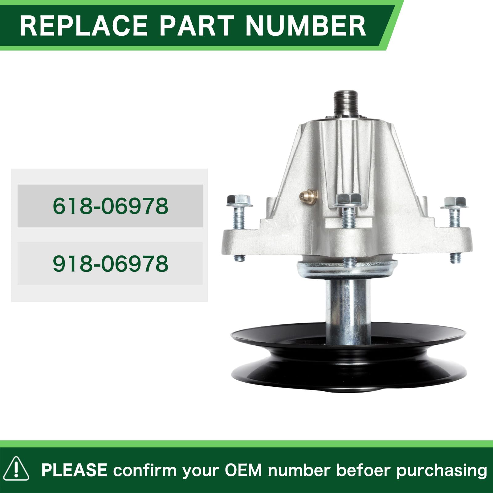 Amazon.com : TENGMUJX 918-06978 618-06978 Spindle Assembly Fit for